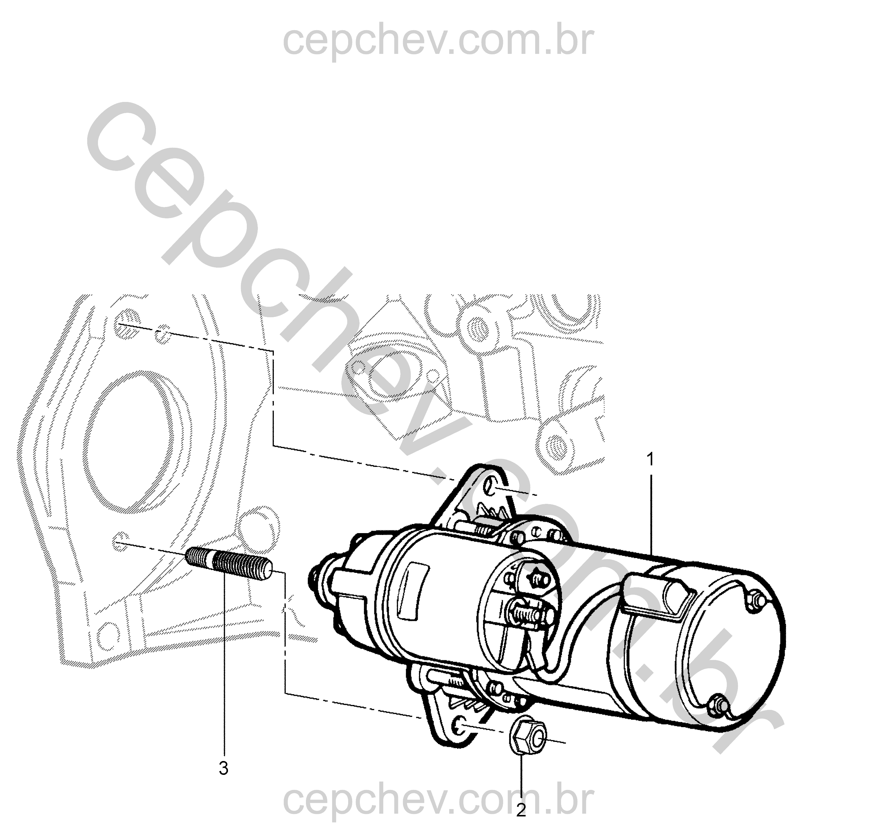 Motor de partida e componentes relacionados (2)