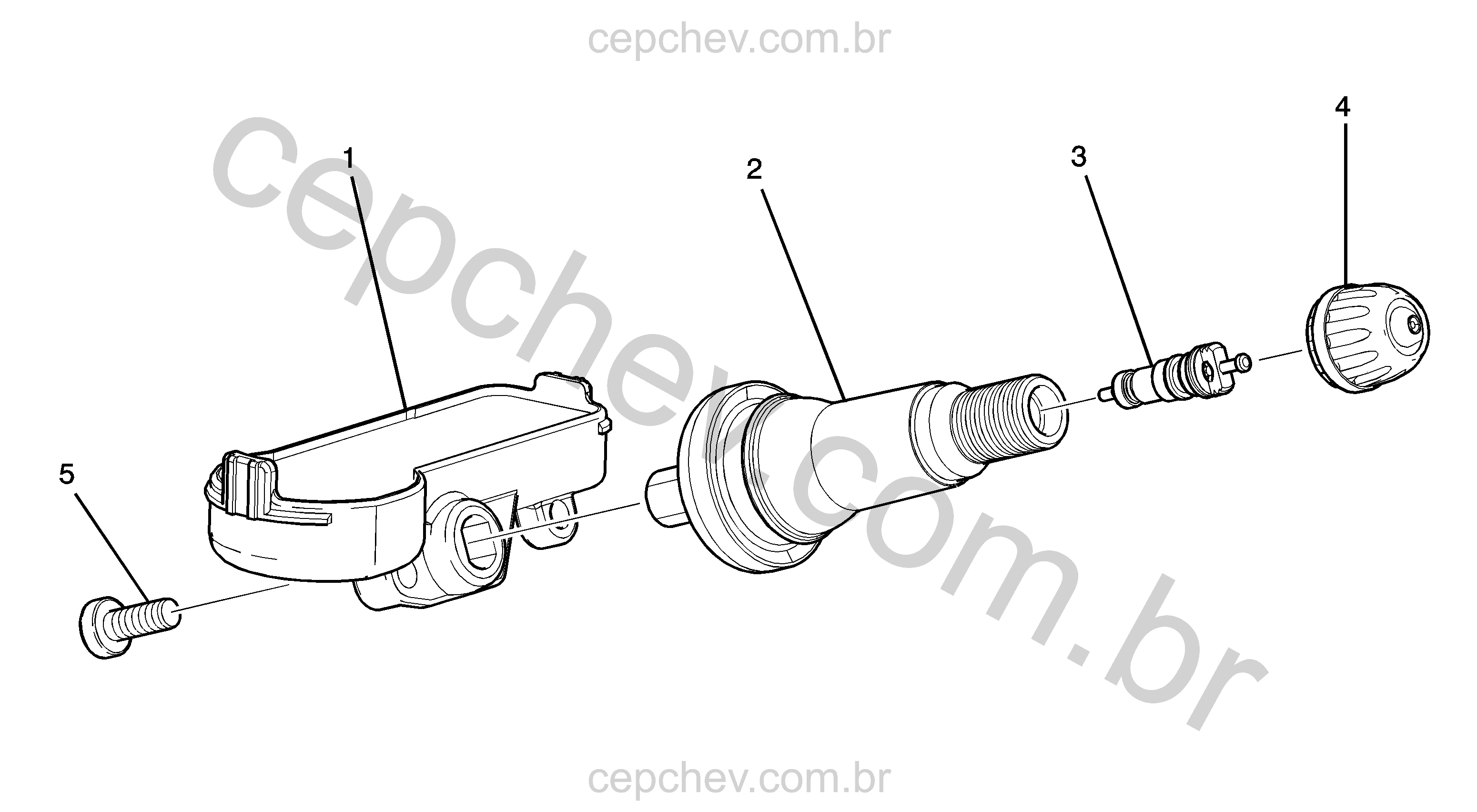Sensor indicador de pressão do pneu (2010) e acessórios completos