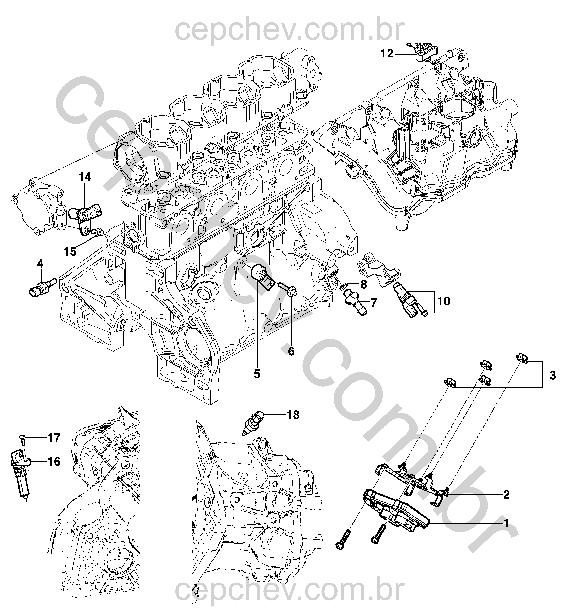 Módulo controle motor e sensores (LNL, LQ5) (2009–2010)
