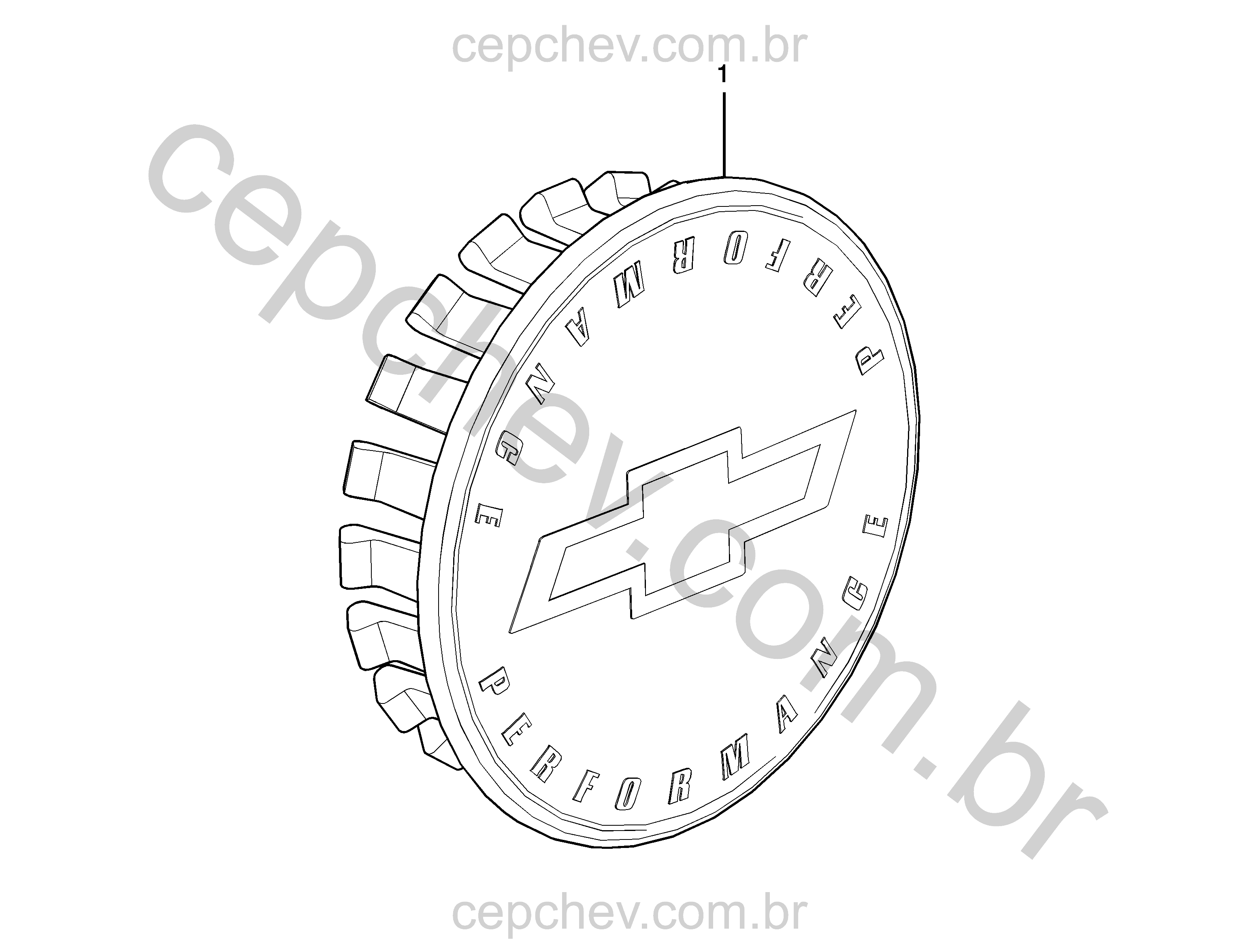 Tampas de roda e acabamento interno para instalação oficial