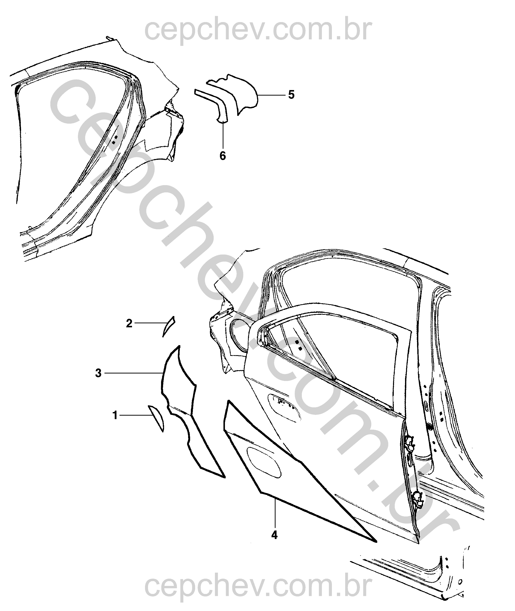 Pacote de decalques para lateral e para-brisa (2013–2019) JE48