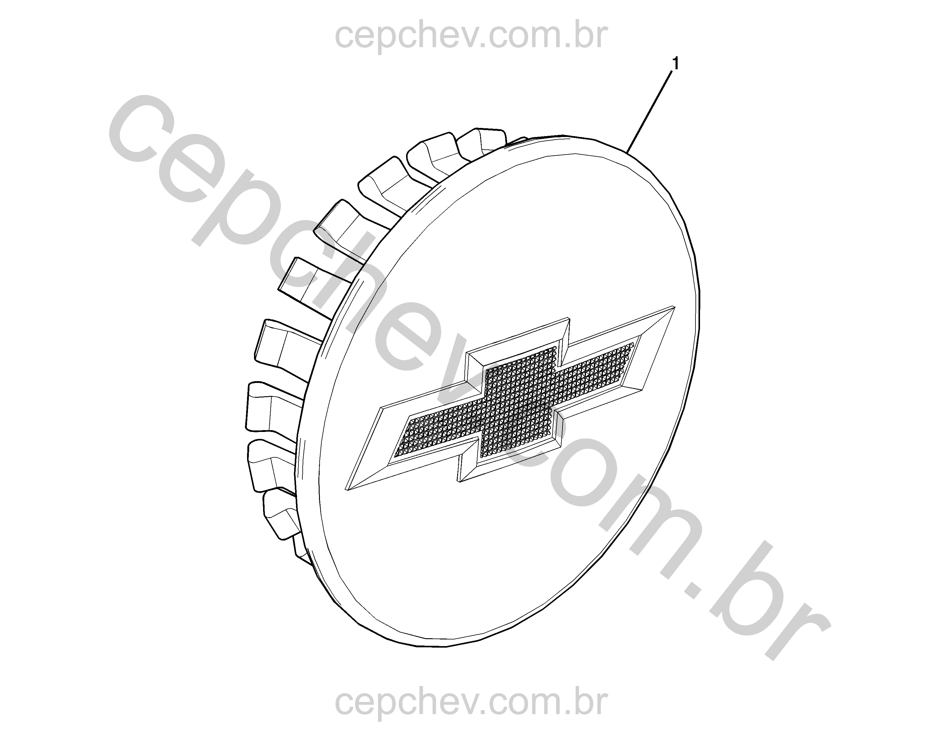 Tapas de roda e acabamento interno para rodas (2)