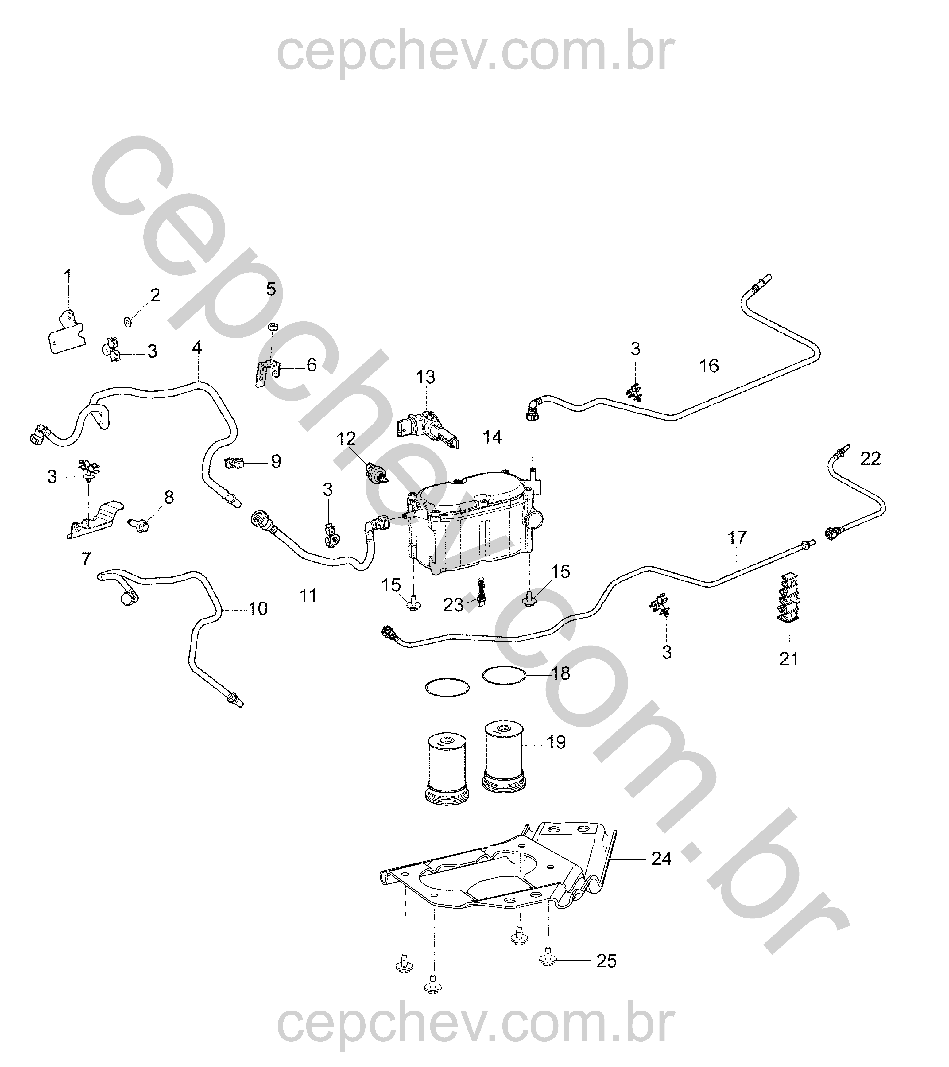 Sistema de fornecimento de combustível (LWH, LWN) (2013–2024) 2L