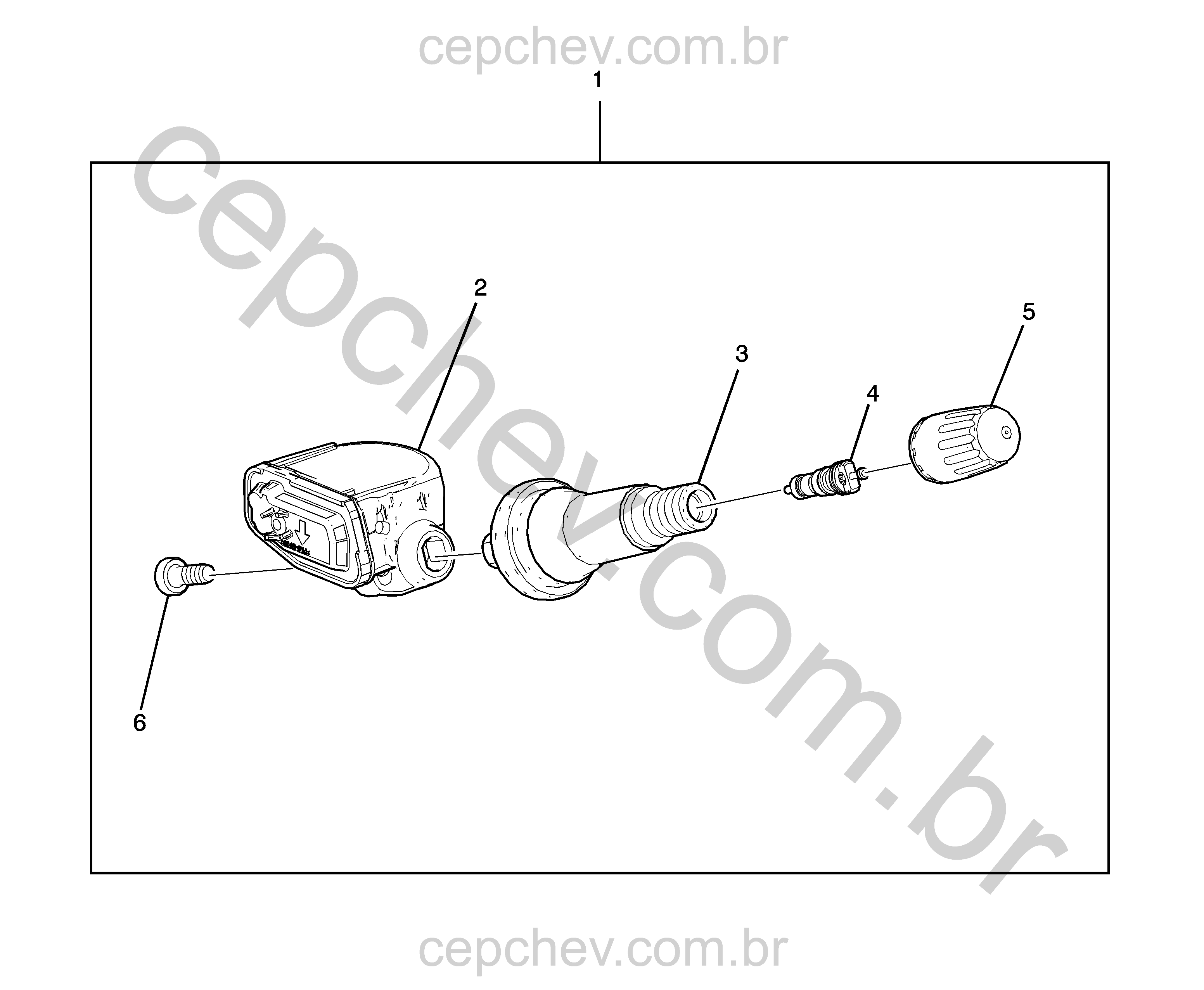Sensor de pressão do pneu com válvula e tampa para instalação oficial
