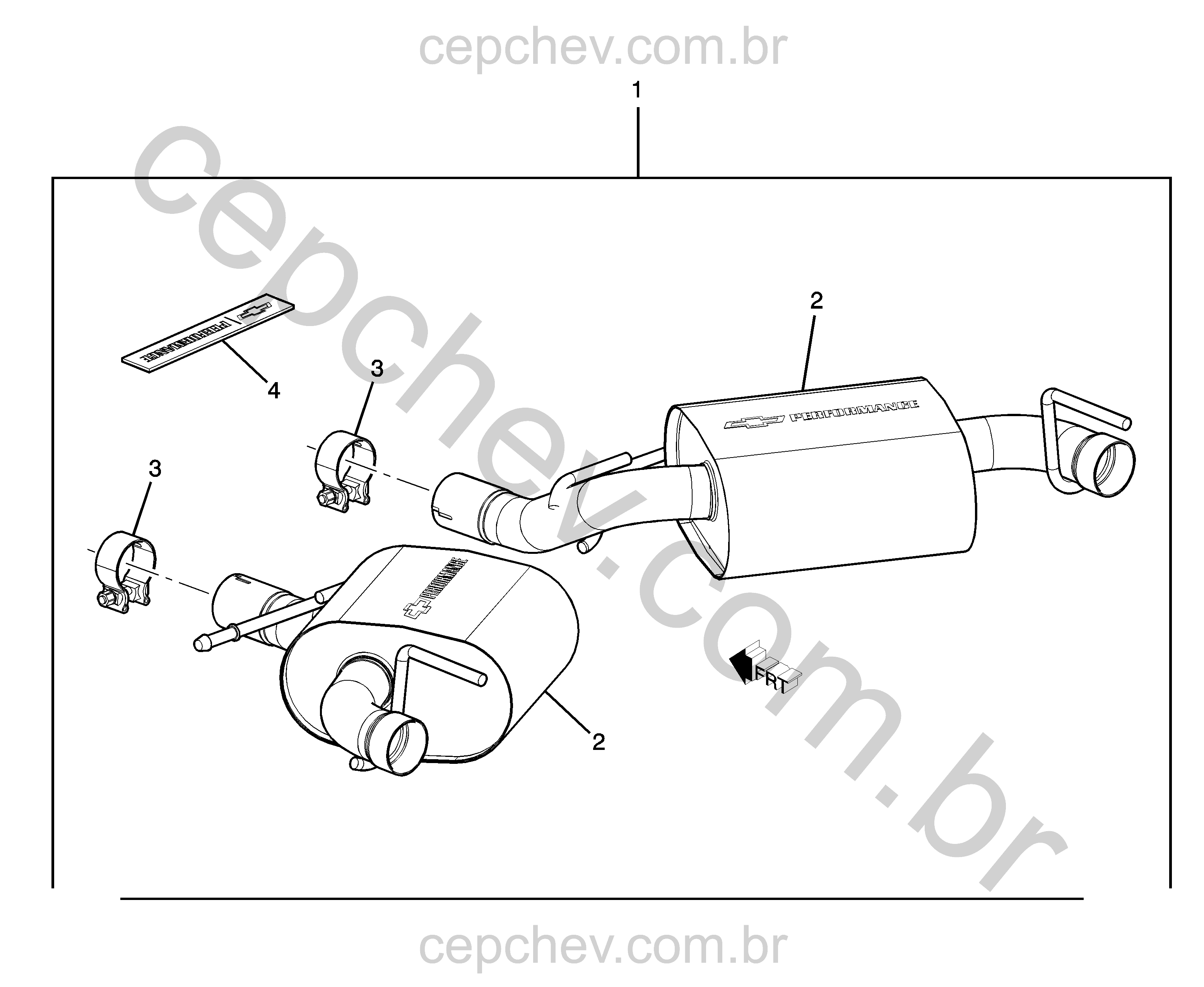 Sistema de escapamento traseiro com kit silencioso instalado pela concessionária (2)