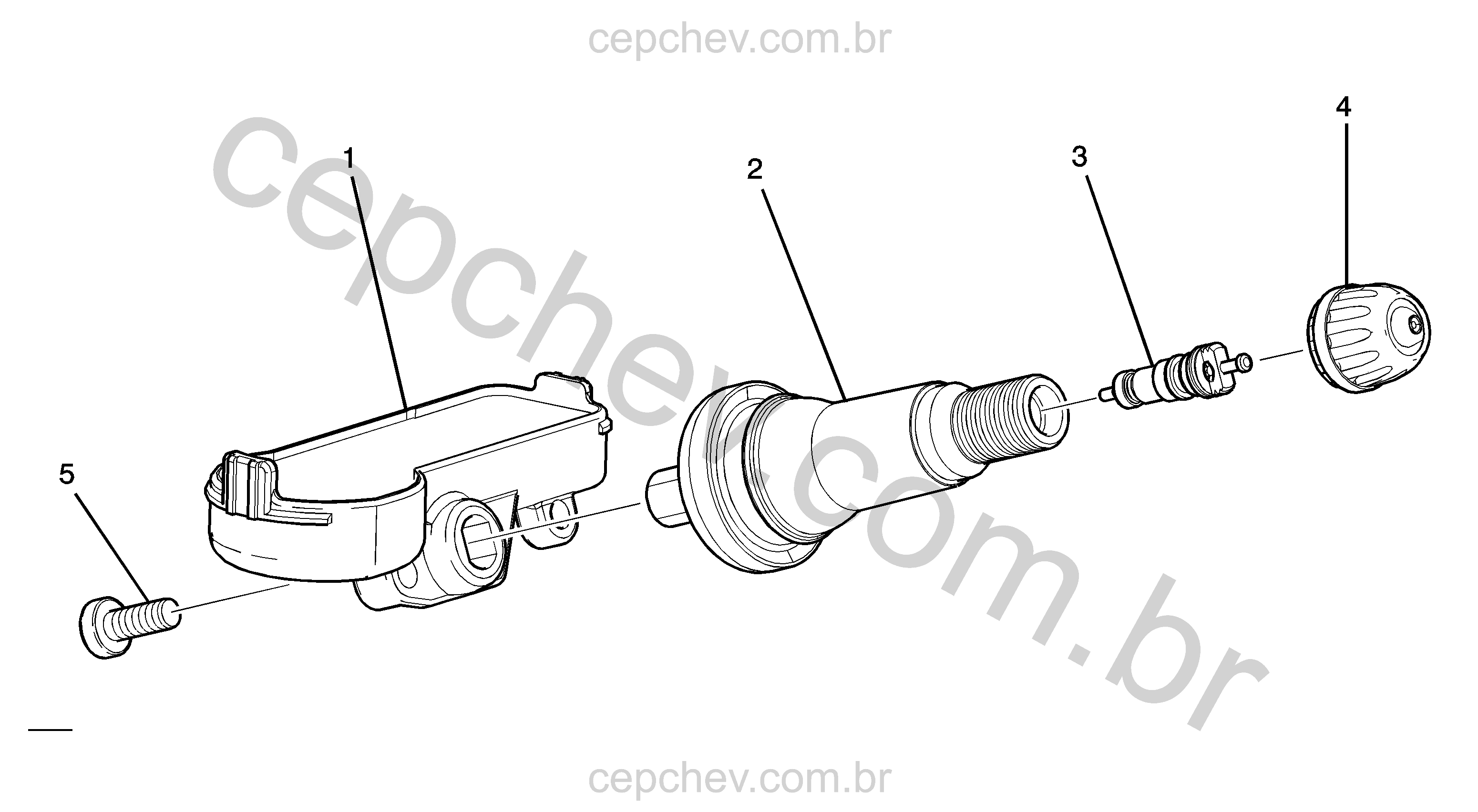 Sensor e válvula para indicador de pressão dos pneus