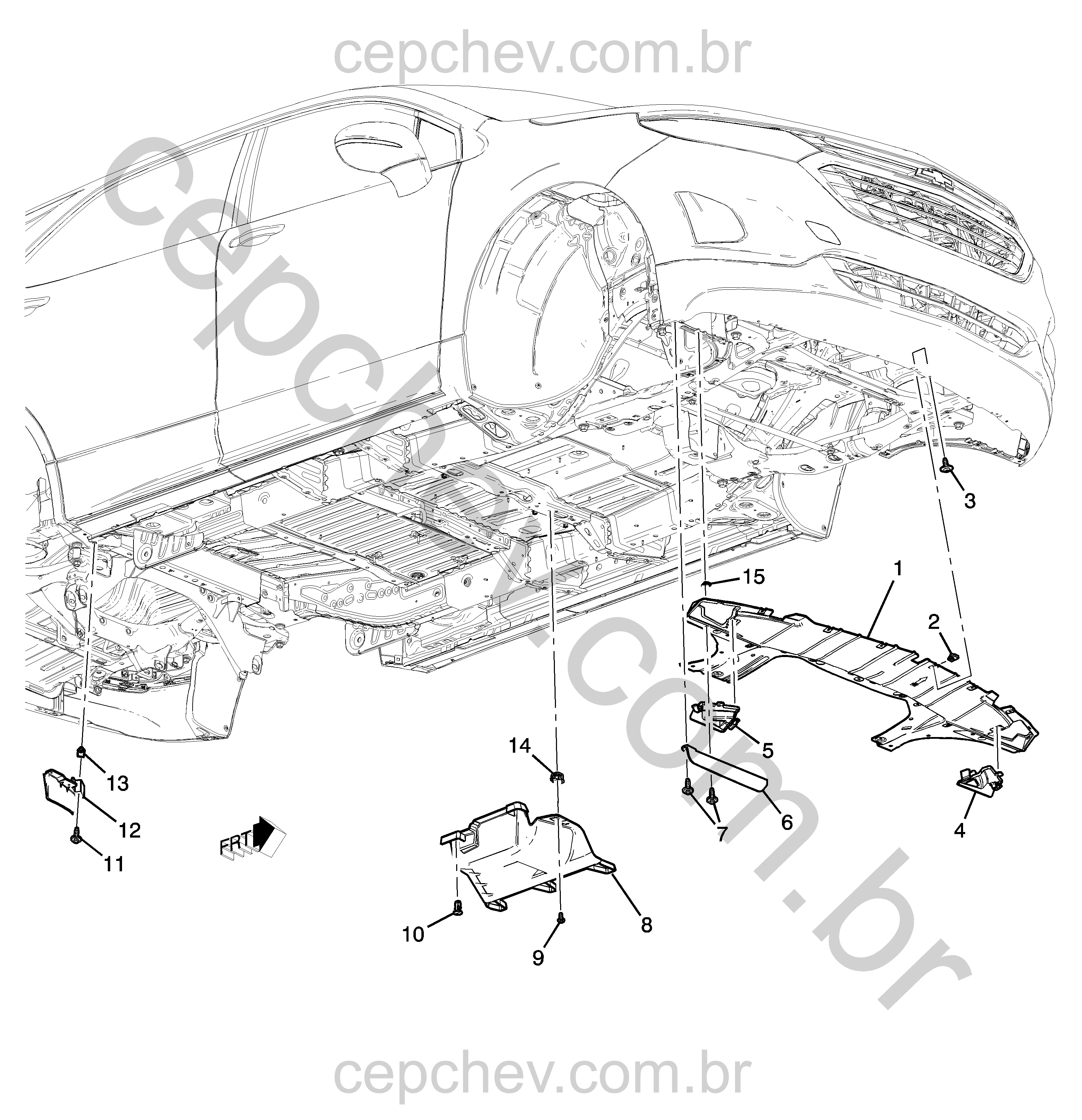 Defletores de ar e parte inferior da carroceria (2018–2021) XJ26