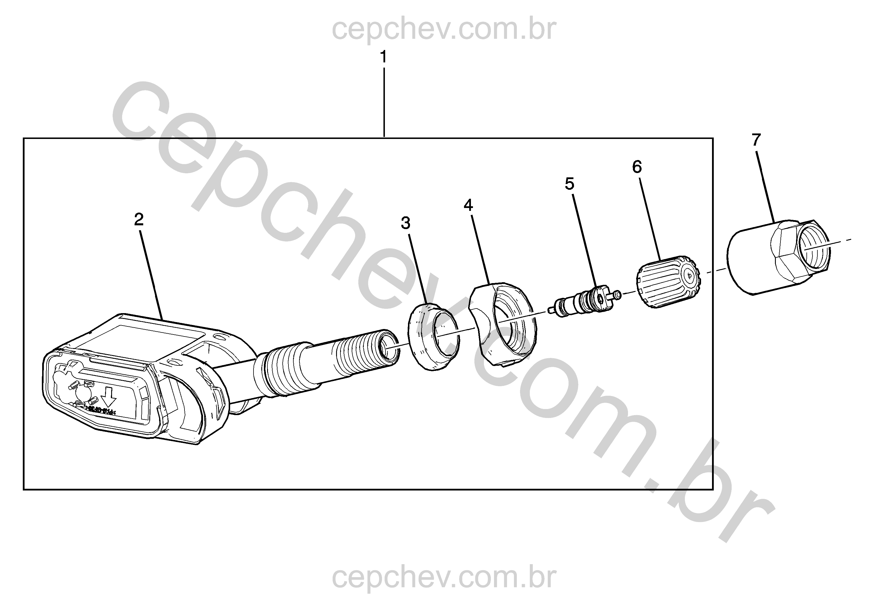 Sensor de pressão dos pneus com válvulas e acessórios para roda 5JxO,56J