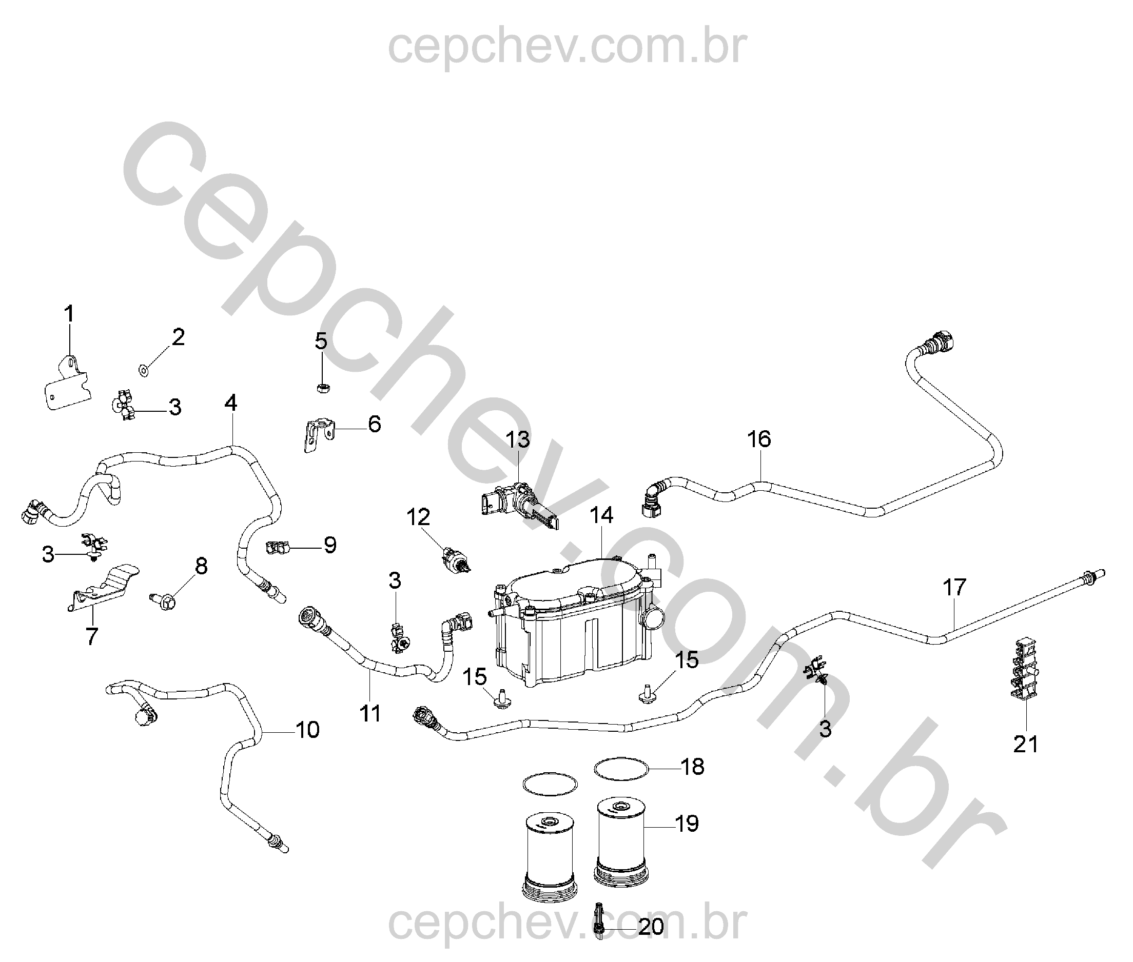 Sistema de fornecimento de combustível (LWH, LWN) (2013–2024) 2S06