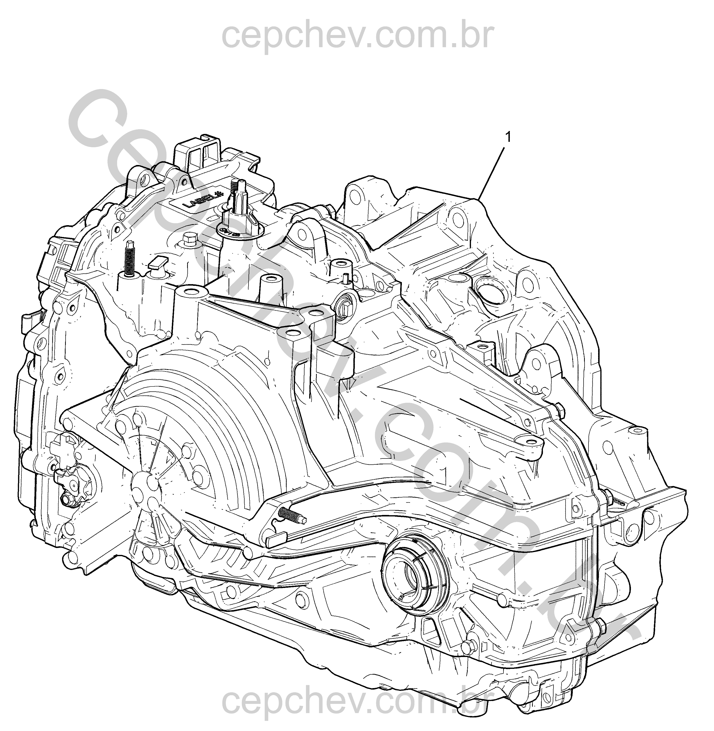 Conjunto da transmissão automática