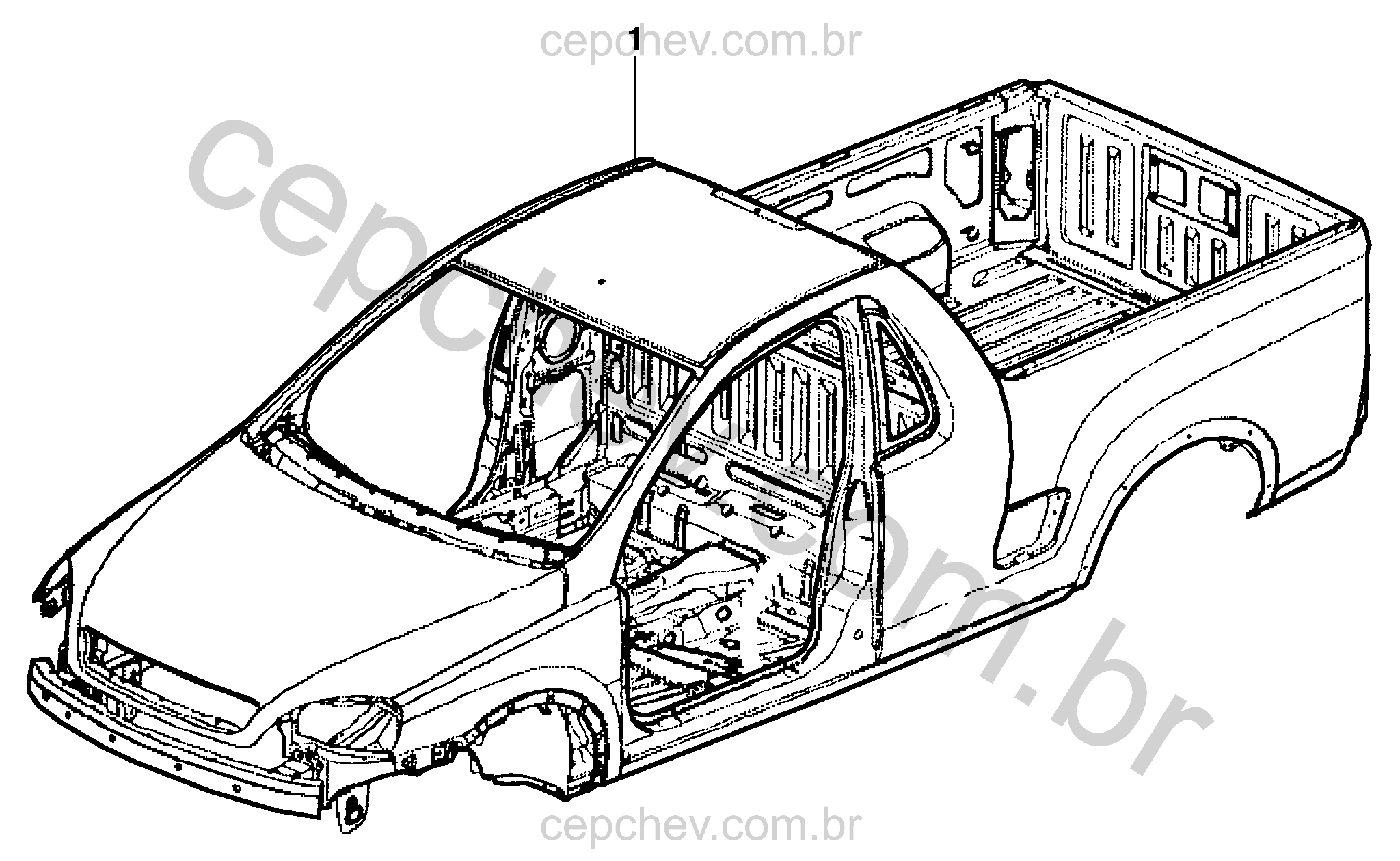 Carroceria para pick-up