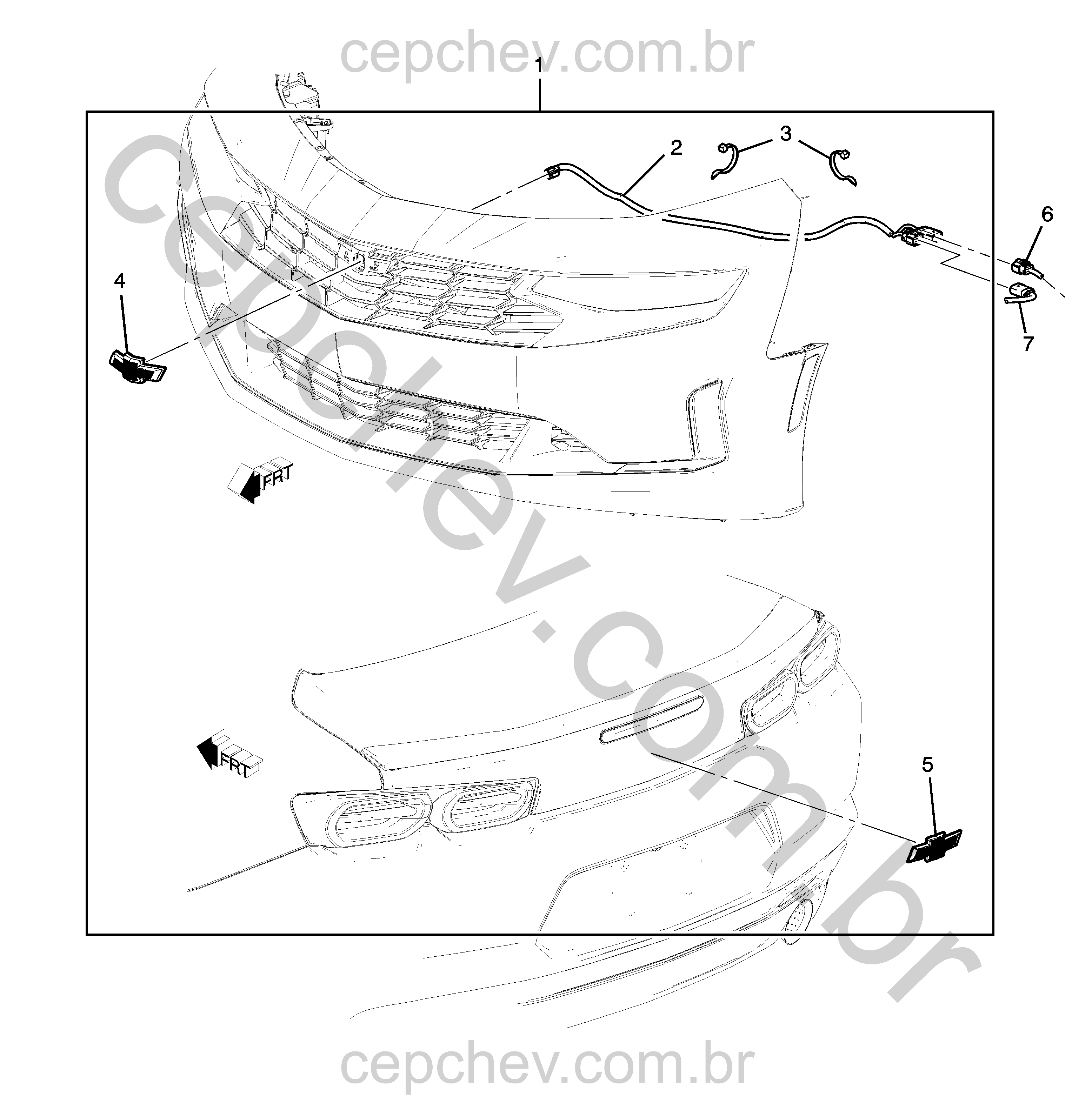 Grade do radiador e emblema iluminado (2019–2024) AG, AH (1)