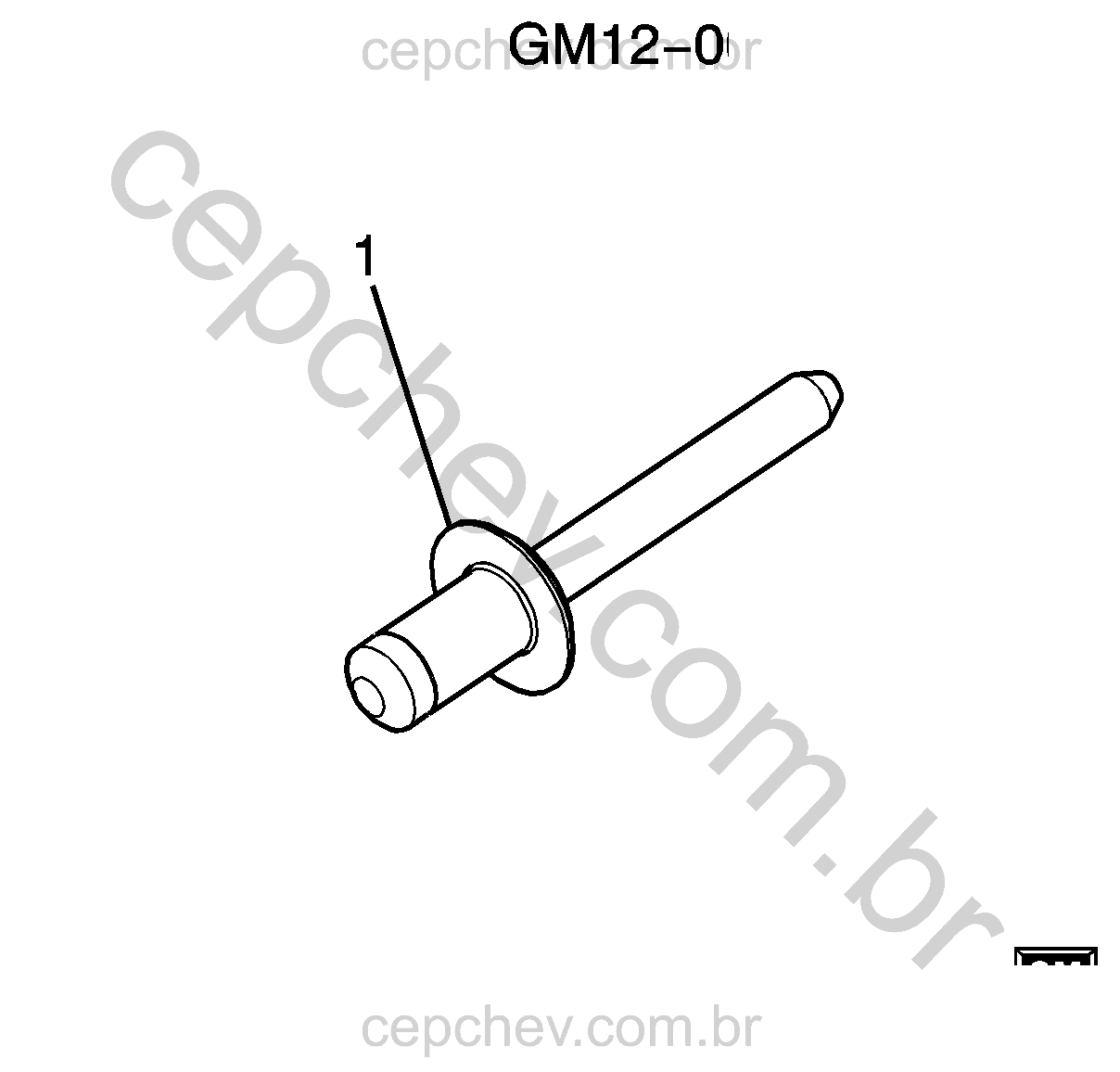 Rebites para estrutura e carroceria (faixa 1,5–6,8 mm)