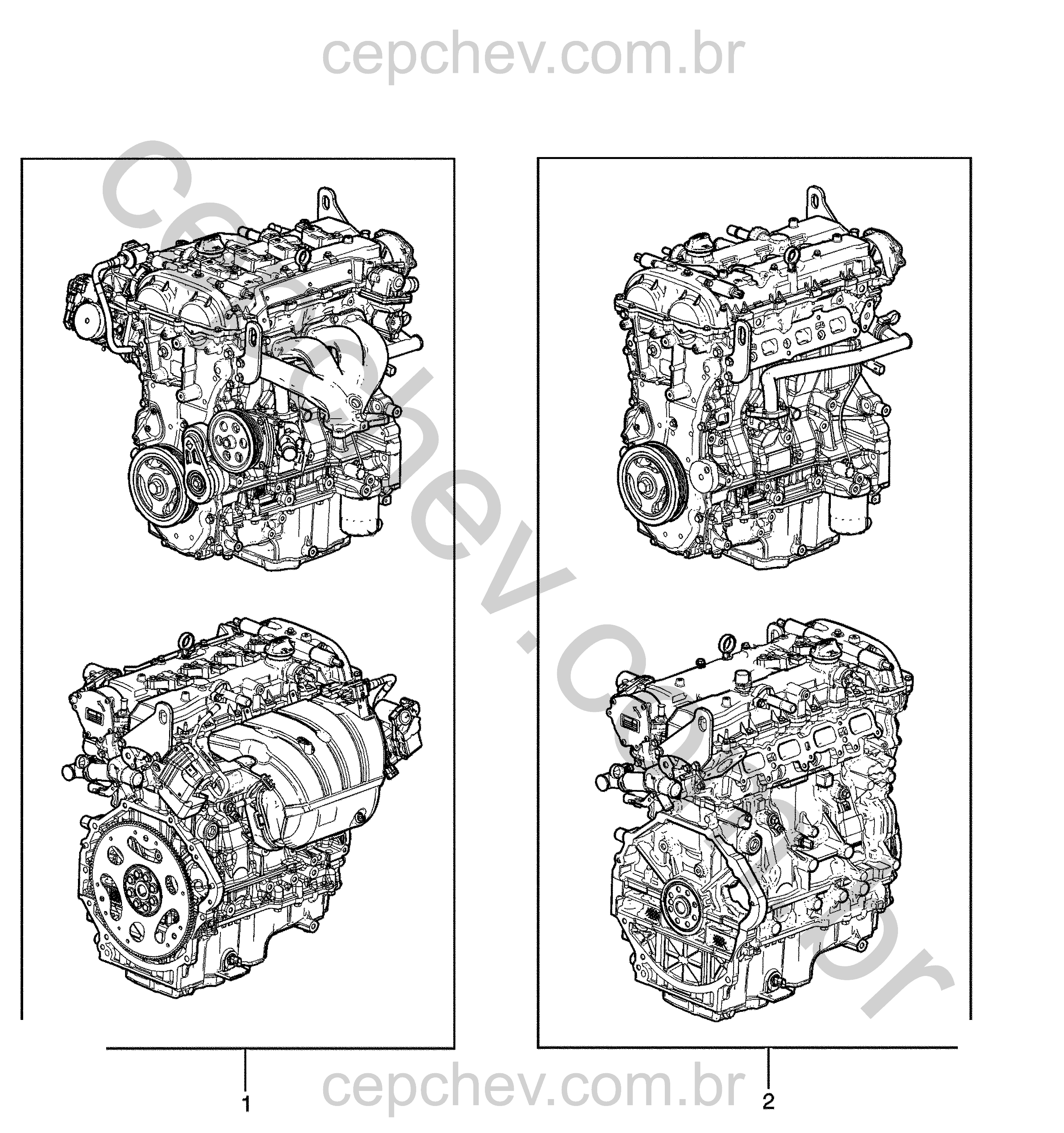 Conjunto motor e motor parcial (2015–2022) 2L03-43