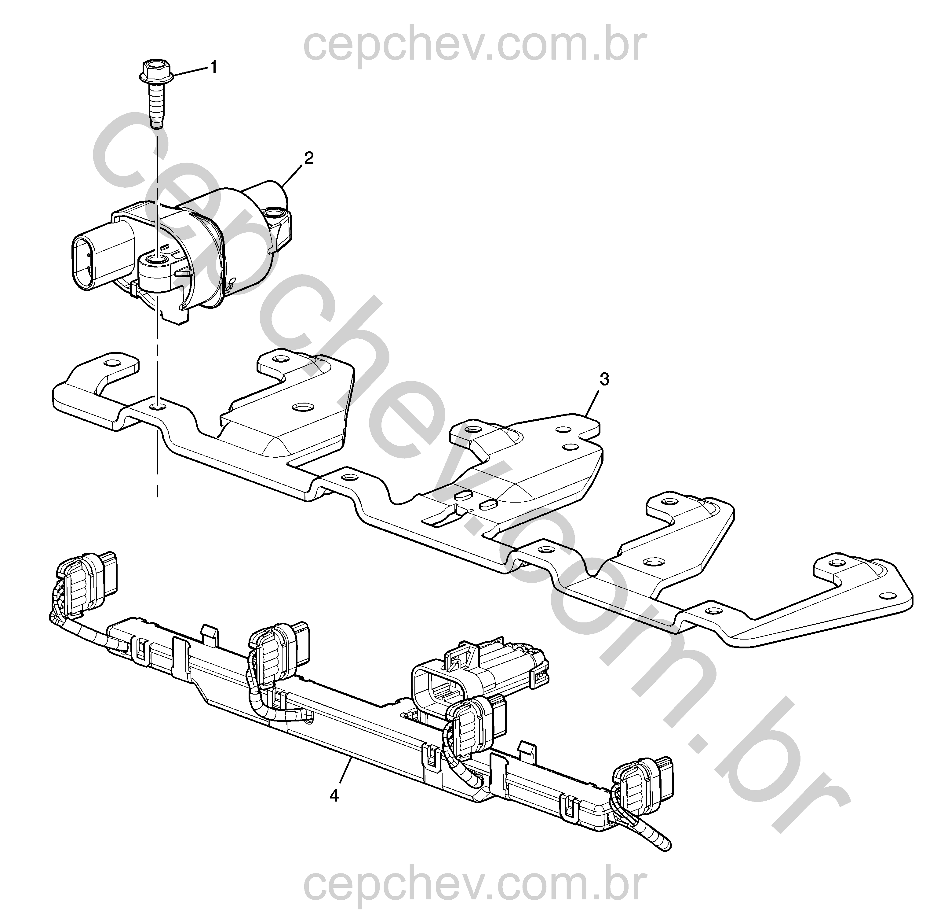Bobina e módulo de ignição e injeção (LS3/L99/6.2J)