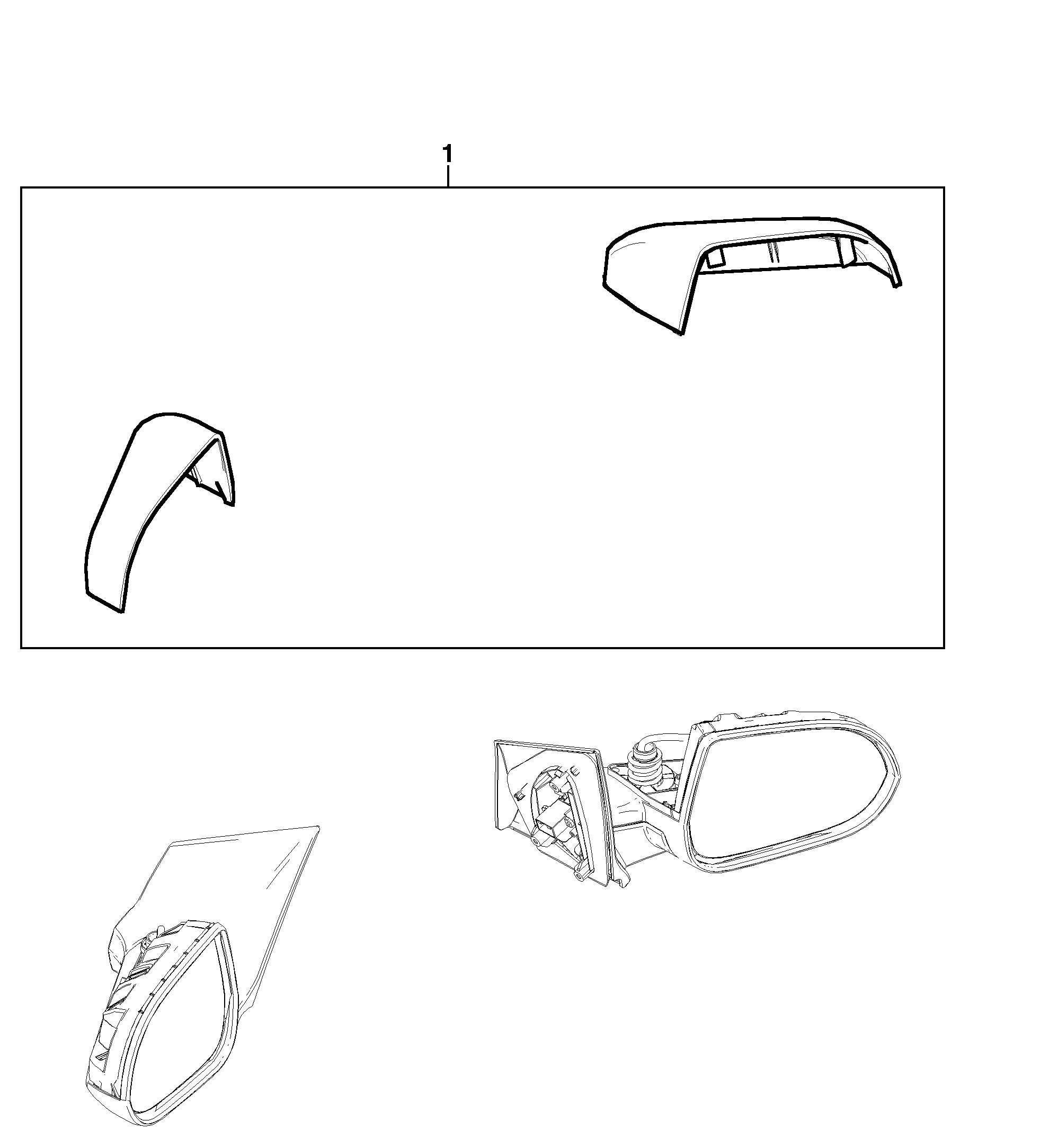 Pacote de acessórios para espelho retrovisor externo e decalques variados