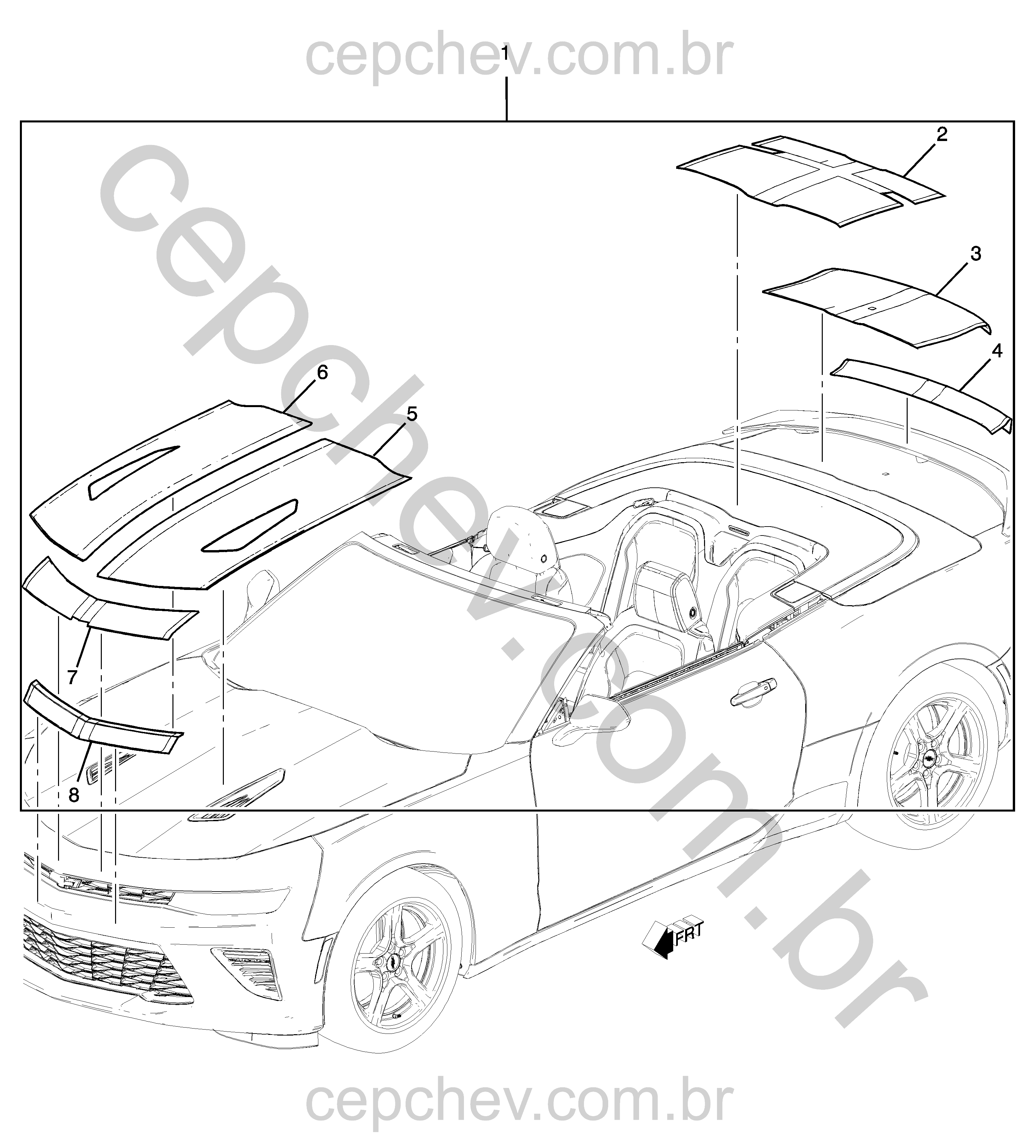 Pacote decalcomania e faixa rally (2017–2018)