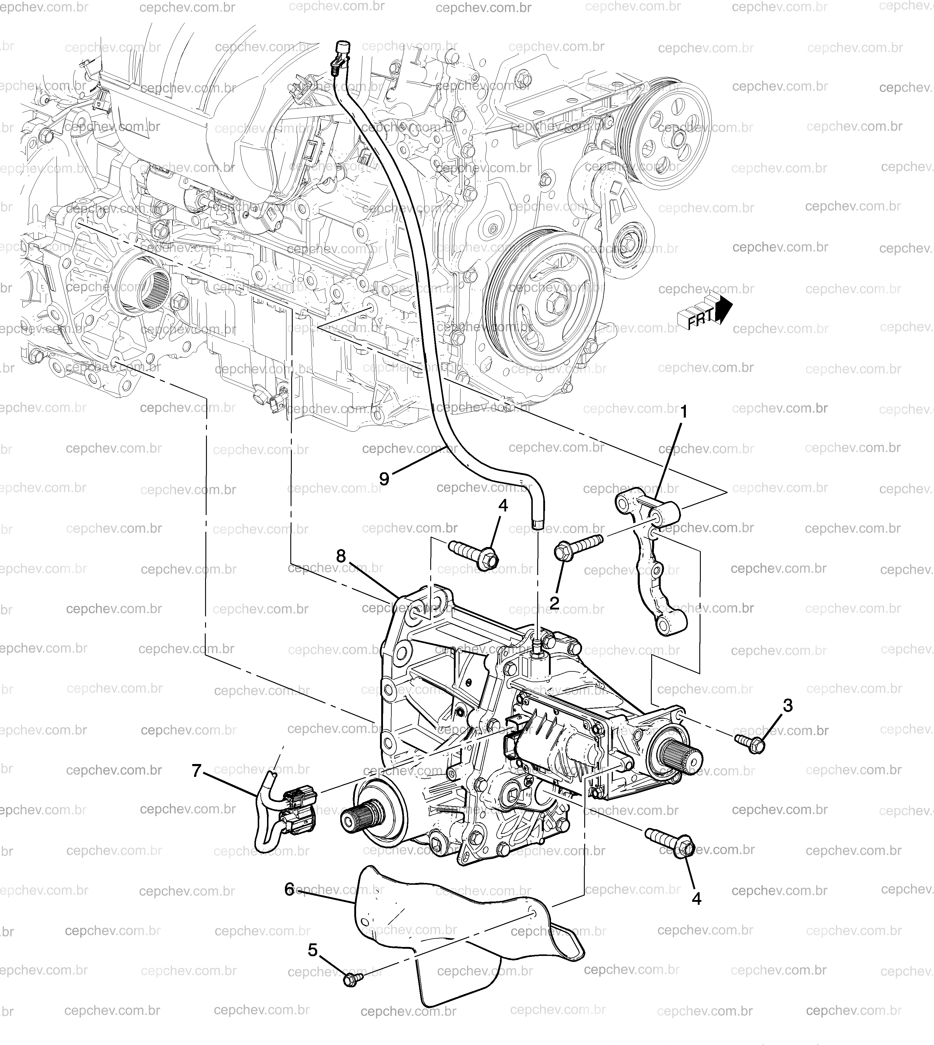 84528613 Equinox 2018/2024 - MANGUEIRA de ventilação da unidade de ...