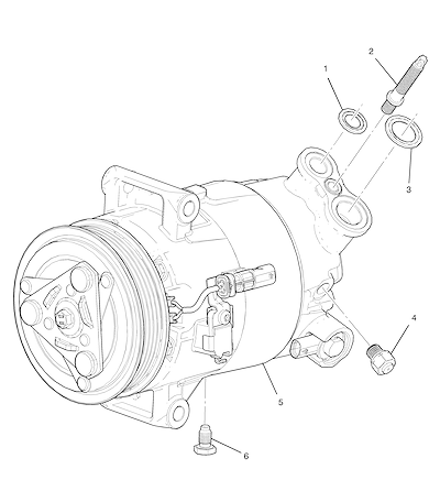 Imagem de Compressor e componentes do ar-condicionado (LYT/1.5)