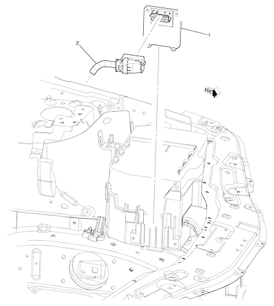 Imagem de Módulo de controle da transmissão e chicote de fios do motor