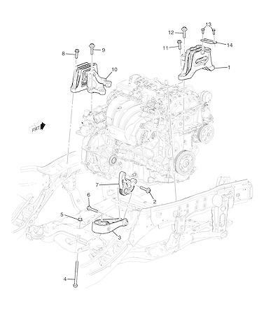 Imagem de Montagem motor e transmissão 2.0X automático (2019)