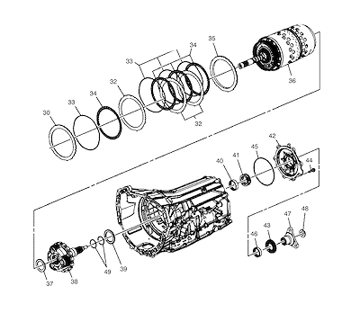 Imagem de Transmissão automática 10L60 com caixa, embreagem e peças relacionadas