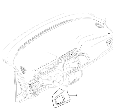 Imagem de Pacote de molduras e placas de acabamento para painel de instrumentos
