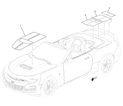 Imagem de Faixas rally e decalques para carroceria (2019–2024)