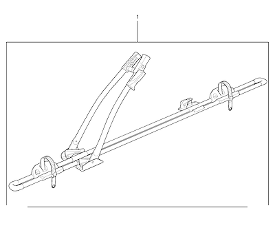 Imagem de Rack de teto e suporte para bicicleta free ride