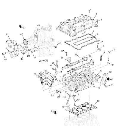 Imagem de Conjunto motor 1.5L L4 com cabeçote, válvulas e peças relacionadas