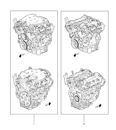 Imagem de Conjunto e motor parcial 3.6L gasolina automático M5T