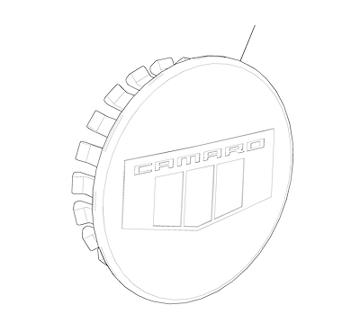 Imagem de Tampas de roda (2017–2024) instaladas pela concessionária