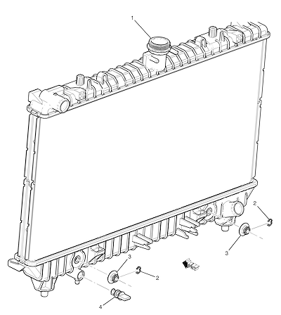 Imagem de Conjunto radiador e sistema de arrefecimento do fluido da transmissão (1)