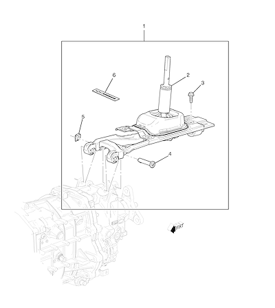 Imagem de Controles e kit para transmissão manual com câmbio braço curto