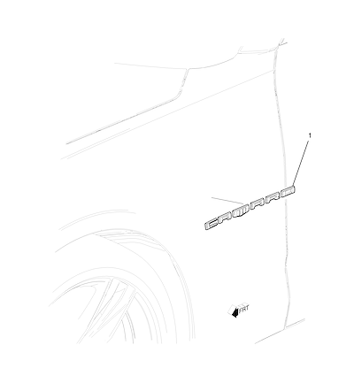 Imagem de Pacote de aparência e emblema exterior Camaro (desenho 1)