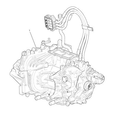 Imagem de Conjunto da transmissão automática 1ET25 (2017–2021)