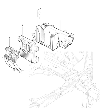 Imagem de Módulo ECM e peças relacionadas do sistema elétrico e motor