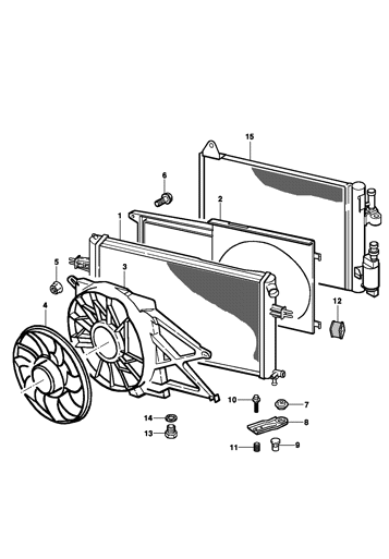 Imagem de Radiador e ventilador - Diesel