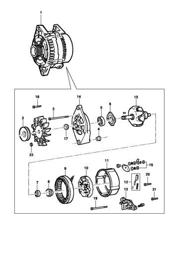 Imagem de Alternadores 70 e 120A (Gasolina/Álcool)
