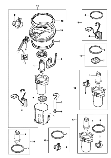Imagem de Bomba do reservatório de combustível (Gasolina/Álcool)