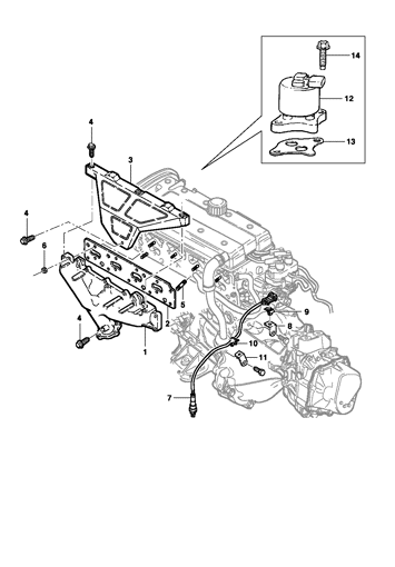 Imagem de Coletor de escape - motor 16V (L91/L34/LE6)