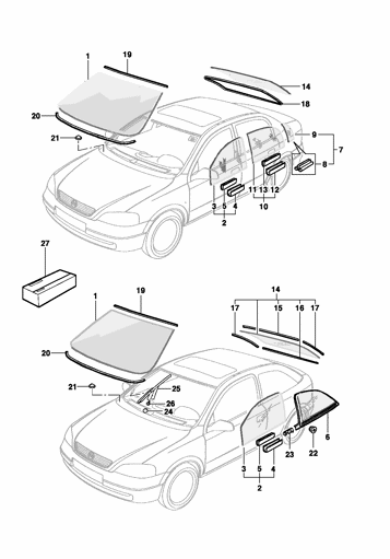 Imagem de Vidros (Hatch/Sedan)