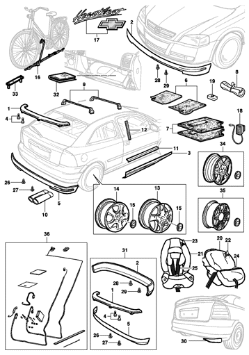 Imagem de Acessórios (Hatch/Sedan)