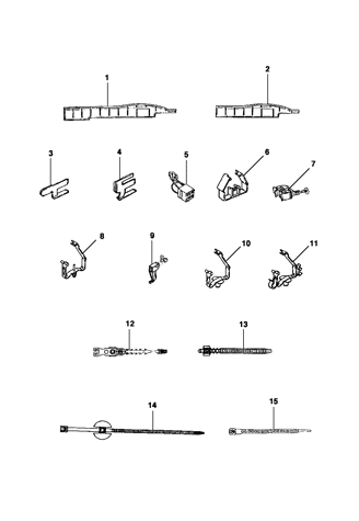 Imagem de Fixação do chicote do painel de instrumentos