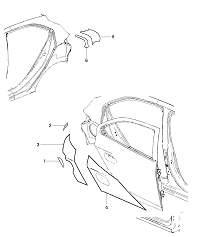 Imagem de Pacote de decalques para lateral e para-brisa (2013–2019) JE48
