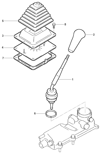 Imagem de Controle de mudanças transmissão mecânica motor gasolina (2007)