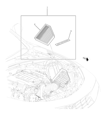 Imagem de Peças de desempenho para filtro de ar (2021–2022) AJ, AK