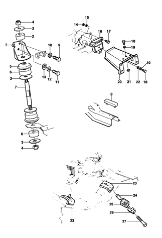 Imagem de Fixação do motor - gasolina e alcool