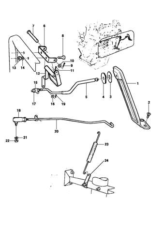 Imagem de Controle do acelerador - diesel Perkins