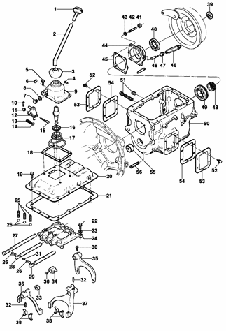 Imagem de Controle de mudanças - 5 velocidades sincronizada - Clark